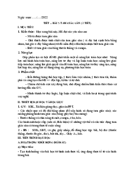 Giáo án Toán 7 C7 - Bài 7: Tam giác cân | Cánh diều