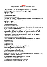 Trắc nghiệm Chương 1 môn Chủ nghĩa xã hội khoa học | Học viện Ngân hàng