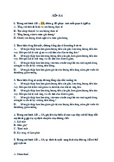 Ghi chú Kinh tế Vĩ mô 1 (KTVM101) - Phân tích mô hình AD-AS. Môn Kinh tế vĩ mô  | Đại học Công nghệ Thành phố Hồ Chí Minh