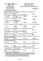 Đề Thi HK 1 Toán 9 Quảng Nam 2025-2026 Có Đáp Án