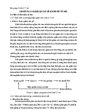 Bài giảng Môn Kinh tế vĩ mô | Đại học Kinh tế và Quản trị kinh doanh, Đại học Thái Nguyên