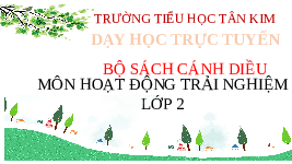 Giáo án điện tử Hoạt động trải nghiệm 2 Chủ đề 2 Cánh diều: Em là ai?