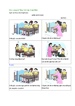 Giải SGK môn Tiếng việt 2 - Bài 7: Nghe - kể: Mẩu giấy vụn (3) | Cánh Diều