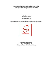 Tiểu luận: Ứng dụng đạo hàm trong các bài toán kinh tế môn Toán kinh tế | Học viện Công Nghệ Bưu Chính Viễn Thông