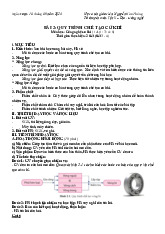 Giáo án Bài 2: Quy trình chế tạo cơ khí | Công Nghệ 11 sách Cánh Diều