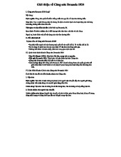 Giới thiệu về Công ước Brussels 1924: Nguyên tắc và Thực tiễn