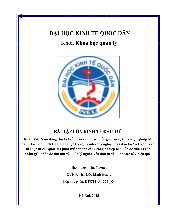 Bài Tập Lớn Phân Tích Ngành Bán Dẫn Việt Nam | Môn Kinh tế đầu tư - Đại học Kinh Tế Quốc Dân