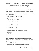 Hướng dẫn giải bài tập môn kinh tế vĩ mô | Đại học Kinh tế Thành phố Hồ Chí Minh