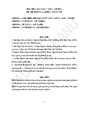 Khái niệm môn Dẫn luận ngôn ngữ | Đại Học Hà Nội