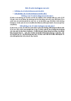 Nói với bạn về vườn trường em mơ ước - Tập làm văn lớp 3 Chân trời sáng tạo