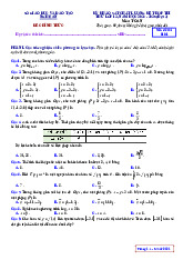Đề khảo sát Toán 12 năm 2024 – 2025 đợt 3 sở GD&ĐT Nghệ An