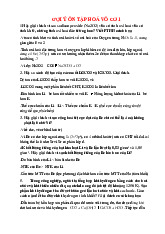 Đề cương ôn tập Hóa vô cơ môn Cơ sở lý thuyết Hoá Học | Trường Đại học Sư phạm Thành phố Hồ Chí Minh