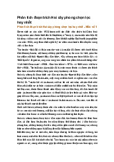 Phân tích đoạn trích Hai cây phong chọn lọc hay nhất