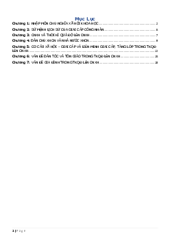 Đề cương ôn tập cuối kỳ môn Chủ nghĩa xã hội khoa học