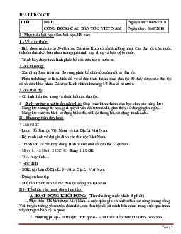 Giáo án địa lí 9 cả năm phương pháp mới