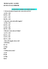 Đề cương môn Triết học Mac- Lênin - Trường Đại học Văn Hiến.