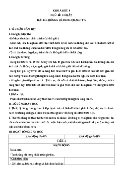 Giáo án Khoa học lớp 4 Bài 4 | Cánh diều