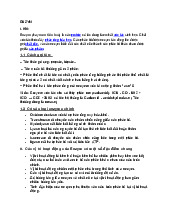 Enzym-CK: Tìm hiểu về chức năng và ứng dụng của enzyme trong sinh học Môn Hóa sinh học | Trường Đại học Công nghiệp Thành phố Hồ Chí Minh