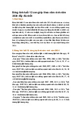 Bảng tính tuổi 12 con giáp theo năm sinh năm 2024 đầy đủ nhất