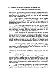 Đề cương thi hết môn - Chủ nghĩa xã hội khoa học | Đại Học Hà Nội