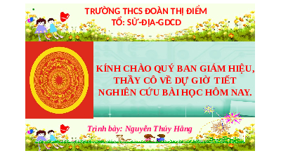 Giáo án điện tử Lịch Sử 7 KNTT - Bài 13(Tiết 58)  Kết Nối Tri Thức:  Đại Việt thời Trần (1226-1400).