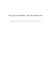 Đề cương môn Luật đất đai - Trường Đại học lao động -  xã hội.