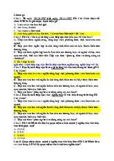 Đề cương môn Tư tưởng Hồ chí minh - Trường Đại học lao động -  xã hội