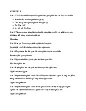 Bài tập Chương 1, 2, 3 môn Phương pháp nghiên cứu khoa học | Đại học kinh tế quốc dân