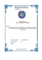 Vận dụng các chuẩn mực “cần, kiệm, liêm, chính” và “tình yêu thương con người” trong Tư tưởng Hồ Chí Minh để xây dựng đạo đức, lối sống cho sinh viên Việt Nam | Bài thảo luận tư tưởng Hồ Chí Minh