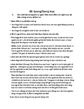 Đề cương tự luận môn Tâm lý học có đáp án | Đại học Nội Vụ Hà Nội