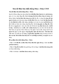 Tóm tắt Đăm Săn chiến thắng Mtao – Mxây Chân trời sáng tạo Ngữ Văn 10 sách Chân Trời Sáng Tạo