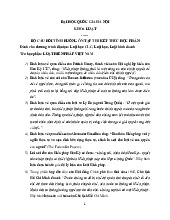 56 câu hỏi tình huống ôn tập thi kết thúc học phần Luật Hiến pháp