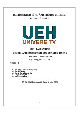 Tiểu luận về Ảnh hưởng tích cực của việc tự học môn Tâm lý học | Đại học Kinh tế Thành phố Hồ Chí Minh