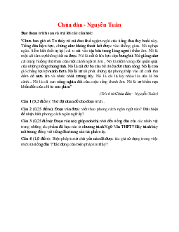 Đọc hiểu: Chùa đàn - Nguyễn Tuân | Ôn tập Ngữ Văn 12