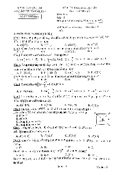 Đề kiểm tra cuối học kì 1 Toán 11 năm 2020 – 2021 sở GD&ĐT Kon Tum