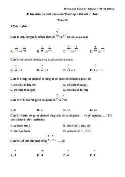 Bài tập cuối tuần Toán lớp 4 Kết nối tri thức - Tuần 28 (Nâng cao)