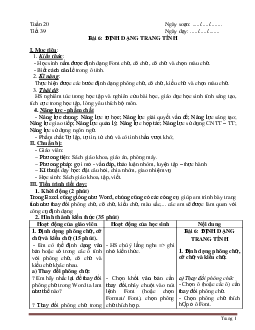 Giáo án Tin lớp 7 học kỳ 2 gồm 5 hoạt động phương pháp mới