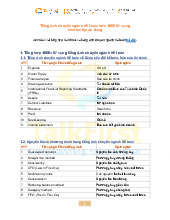 1000 Từ vựng tiếng Anh chuyên ngành kế toán | Trường Đại học Luật, Đại học Huế