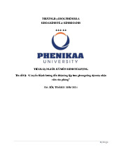 Các yếu tố ảnh hưởng đến khả năng tập trung trong công việc của nhân viên văn phòng | Bài tiểu luận giữa kỳ học phần Kinh tế lượng