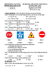 Đề giữa kì 1 Toán 6 năm 2025 – 2026 trường THCS Ngô Gia Tự – Hà Nội