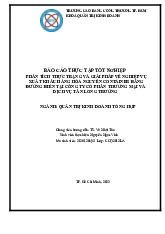 Báo cáo: Xuất Khẩu Hàng Hóa Nguyên Container | Môn Thực tập tốt nghiệp - Trường Cao đẳng Công thương Thành phố Hồ Chí Minh