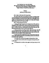 Quy chế ĐT theo TC của HUBT - Quy định chung và hướng dẫn