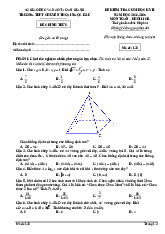 Đề cuối kỳ 2 Toán 11 năm 2024 – 2025 trường chuyên Thoại Ngọc Hầu – An Giang