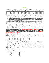Bài Tập Thống Kê Kinh Doanh 5-10 - Thống kê trong kinh doanh | Kinh doanh quốc tế | Đại học Tôn Đức Thắng