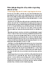 Phân biệt gia tăng dân số tự nhiên và gia tăng dân số cơ học