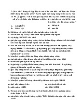 Đề cương môn khoa học xã hội cuối kỳ -Trường Đại học Vinh