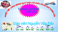 Giáo án điện tử Tự nhiên và xã hội 1 bài 8 Chân trời sáng tạo : Lớp học của em