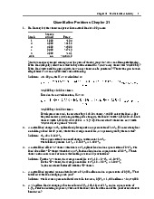 Quantitative Problems Chapter 21| Môn Quản Trị Kinh Doanh| Học Viện Ngân Hàng