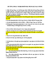 Đề ôn trắc nghiệm Pháp Luật Đại Cương | Đại học Kinh tế kỹ thuật công nghiệp