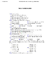 Trắc nghiệm lipid môn Hóa Dược| Trường Đại học Y Dược, Đại học Quốc gia Hà Nội